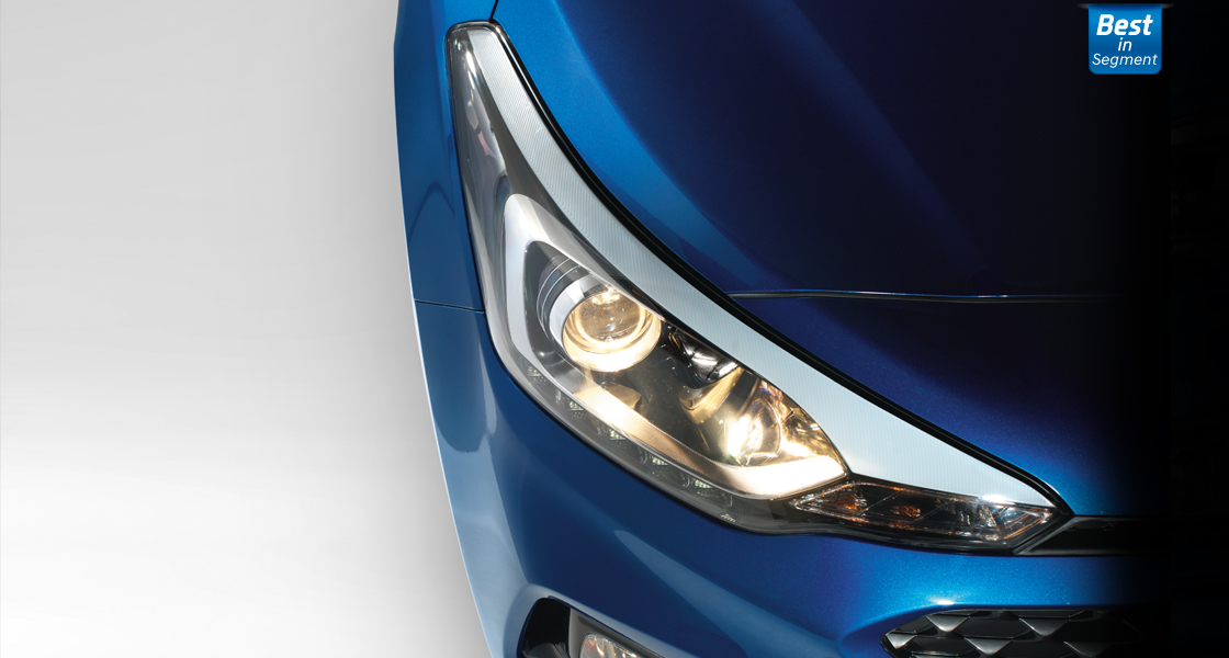 Closer view of radiator grille