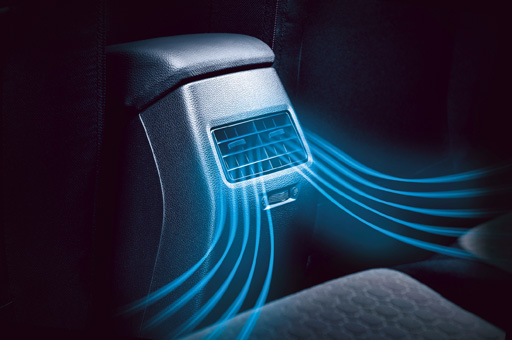 Adjustable front and Rear Headrest