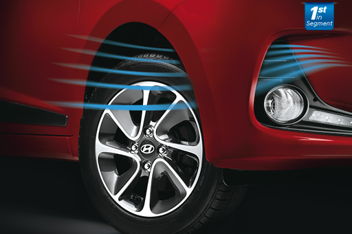 Closer view of alloy wheel