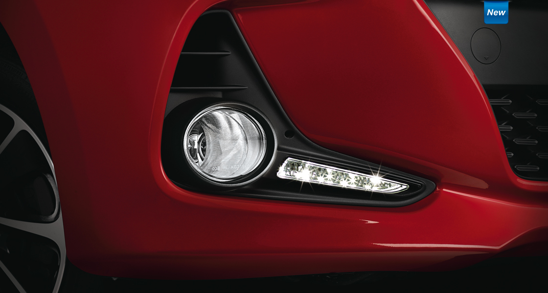 Closer view of headlamp