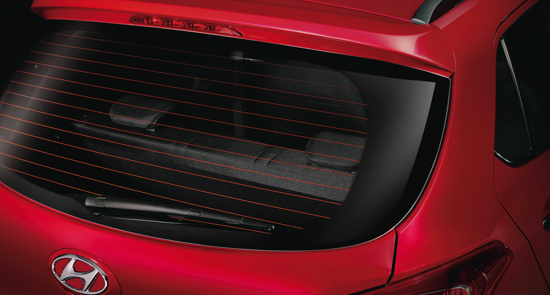 Closer view of rear combination lamp