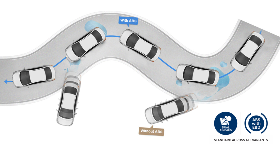 Driver's airbag simulated
