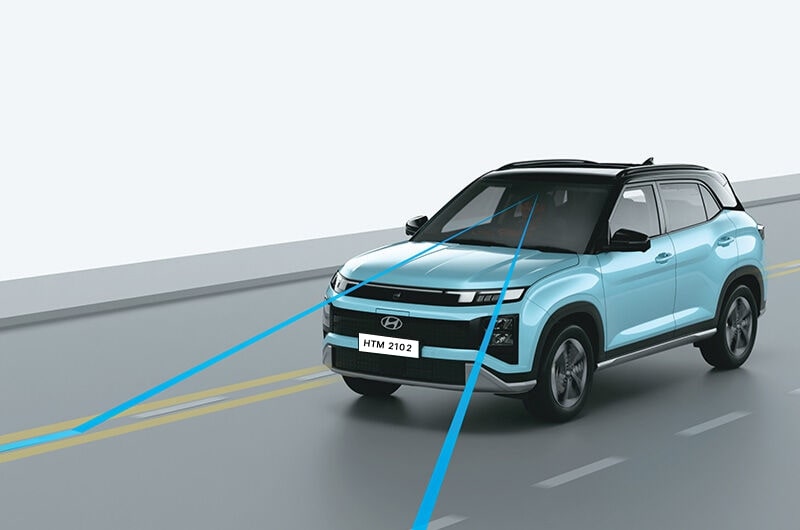 Rear parking assist system screen on center fascia
