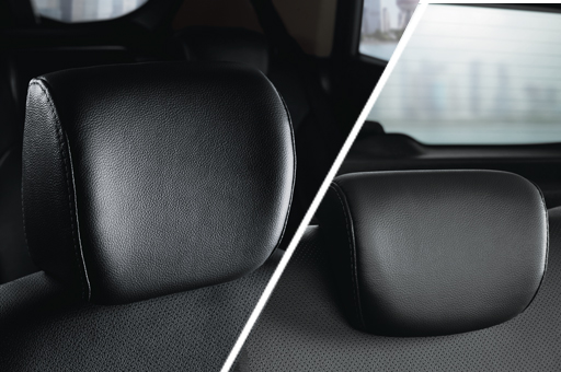 Adjustable front and Rear Headrest