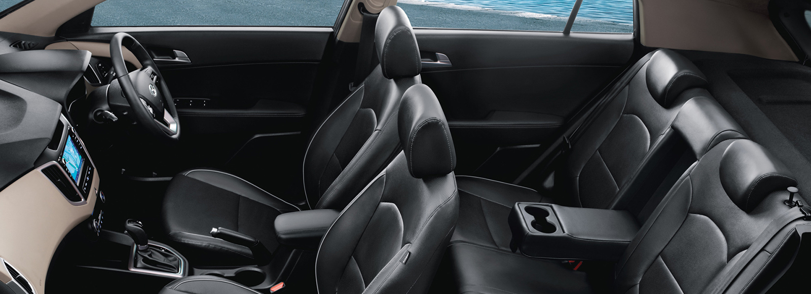 Full view of interior from side viewpoint